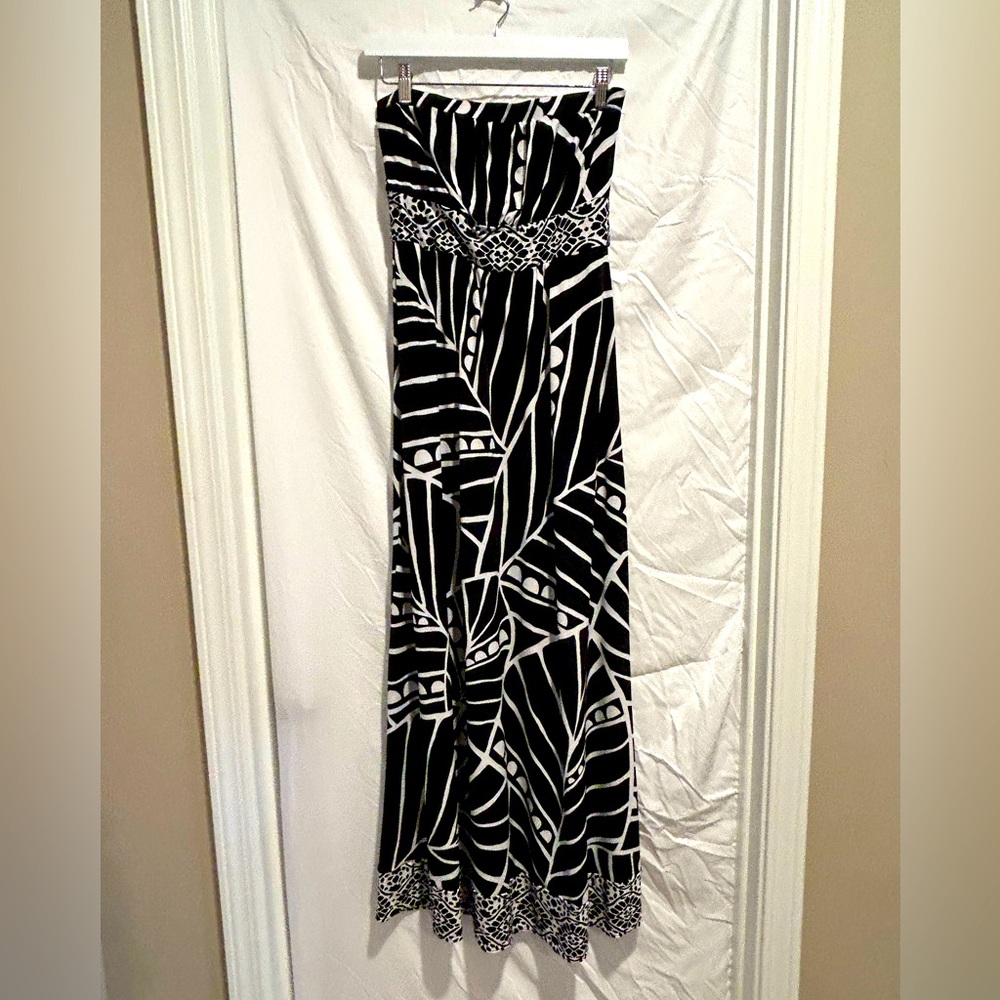 WHBM Strapless long dress.